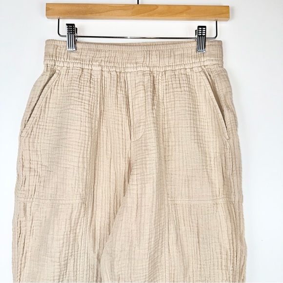 Madewell Petite Lightspun Pull-On Balloon Pants In Dried Flax XSP - Picture 6 of 11